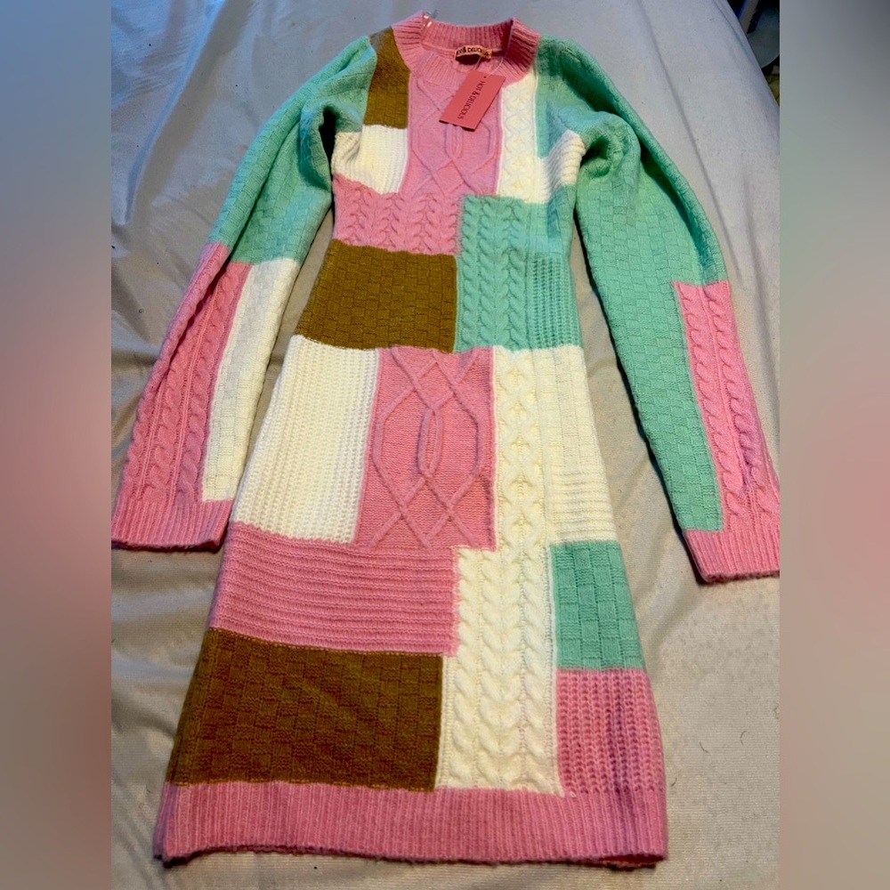 Hot and Delicious Sweater Dress Size:Small